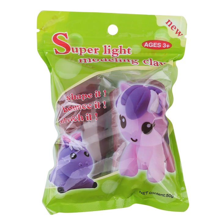 Цветен пластилин Enforose, комплект 50гр, кафяв, образователен за деца