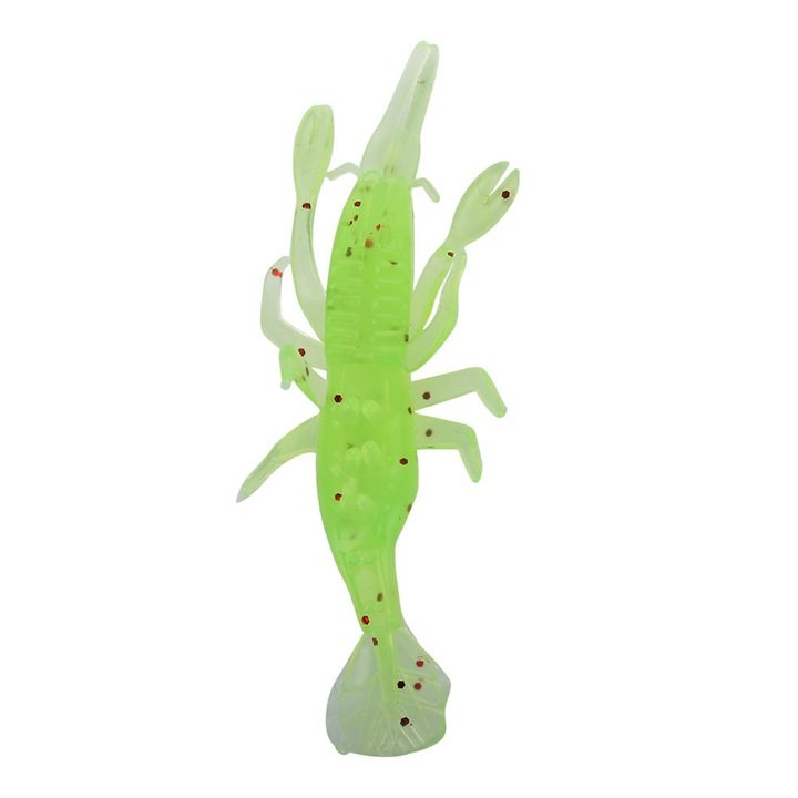 Műcsali horgászathoz, Enforose, 10 db/csomag puha PVC, élethű, garnélarák horgászcsalik, műcsali