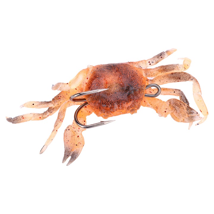 Enforose puha műrák csali, sárga, 10x3.5x3cm, valósághű víz alatti mozgás