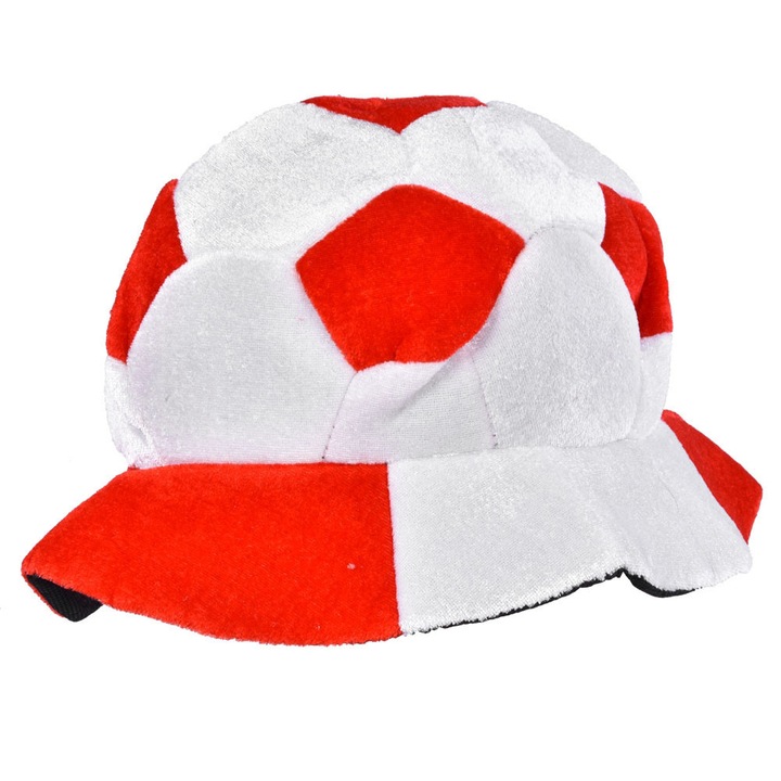 Palarie in forma de fotbal pentru petrecerea fanilor Cupei Mondiale Accesoriu pentru instrumentul de aplauze pentru meciul de fotbal (Anglia)