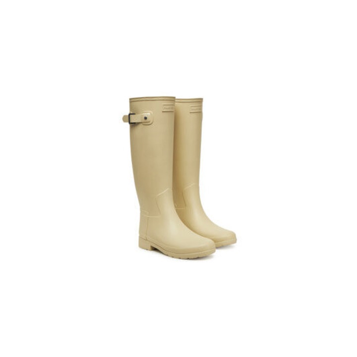 Cizme de ploaie dama Hunter, Sintetic, Gri, Gri