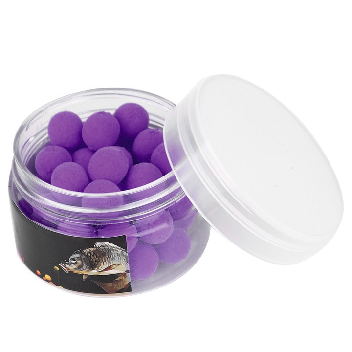 Szett gyöngyök, Enforose, ibolya, 10 mm