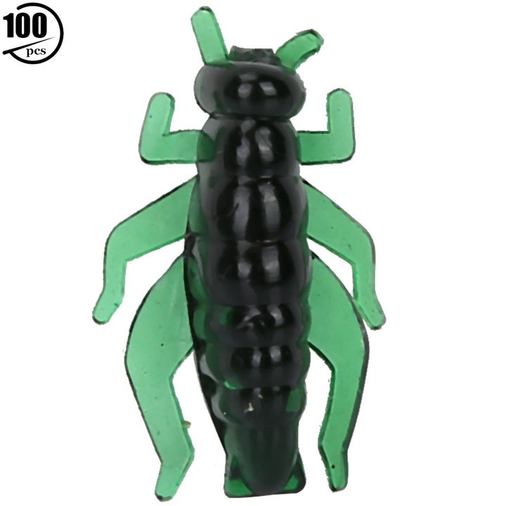 Enforose 2,3 cm-es 5 db-os csalikészlet (sötétzöld)