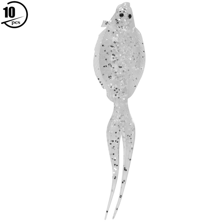 10 darab műcsali horgászathoz, Enforose, 13.5cm, PVC