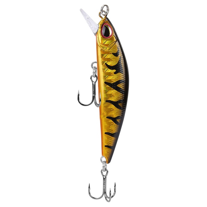 Naluca artificiala de pescuit Enforose, 6.8cm, cu carlig triplu, multicolor