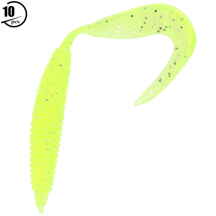 10 darab Enforose horgászcsali készlet, zöld