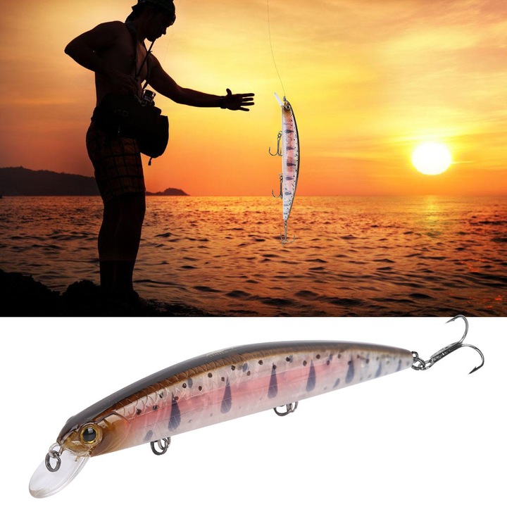 Enforose horgászcsali, 14cm, hármashoroggal