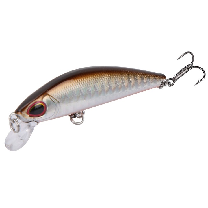 Enforose horgászcsalik, 6,8 cm, műanyag, fém, úszó csalikészlet