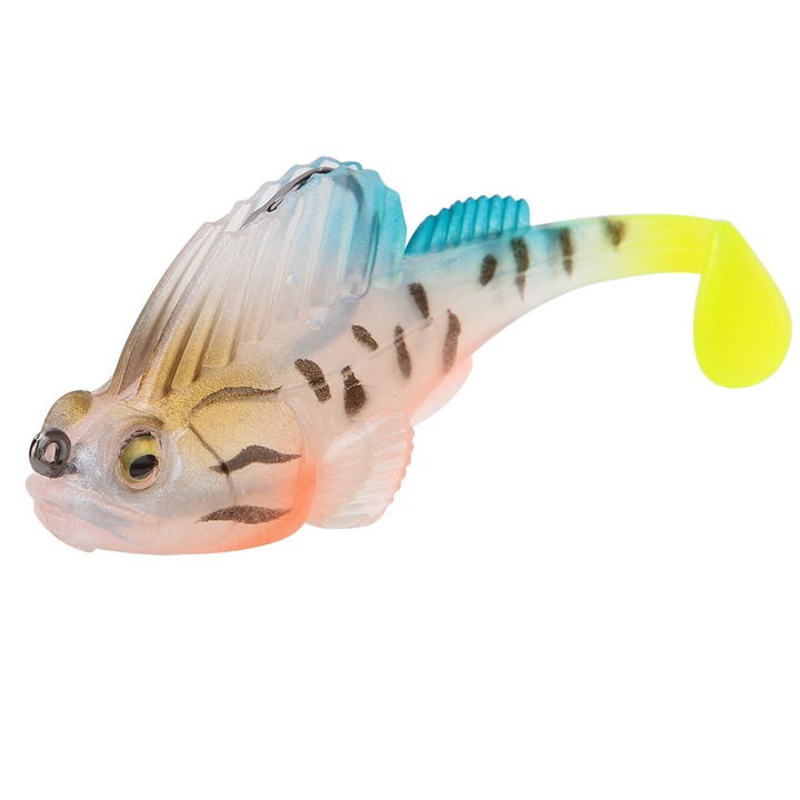 Enforose bionikus műcsali villogó flitterekkel, 7x3x1.5cm