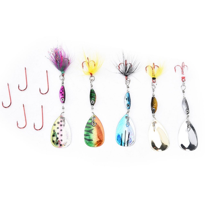 5 db műcsali szett, Enforose, többszínű