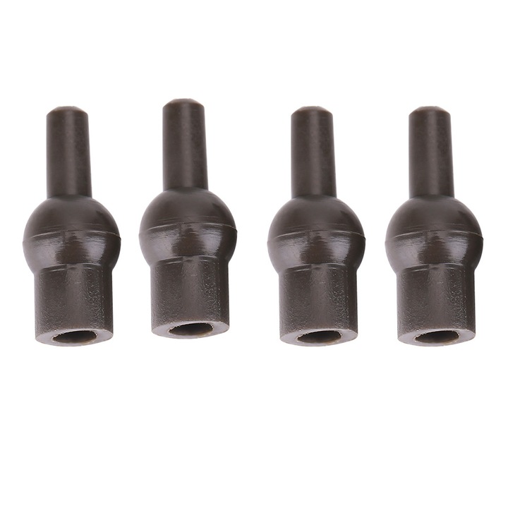 Opritoare pentru carlig de pescuit, Enforose, set 50 bucati, ABS, negru, 1.5cm