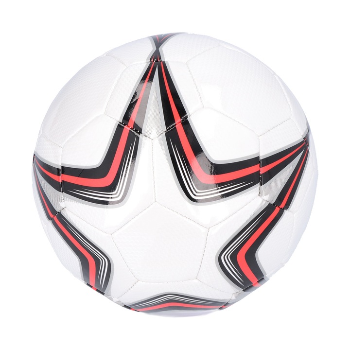 Minge fotbal, Enforose, marimea 5, PU, rosie, 21.5cm