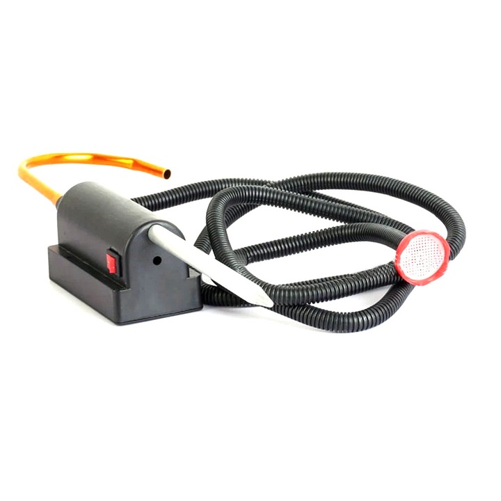 Pompa de apa automata pentru pescuit, Enforose, neagra, alimentata cu baterii, 1.8m cablu