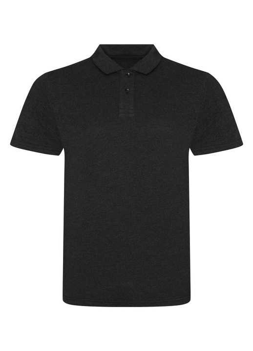 Tricou polo barbati, Just Polos By AWDis, Negru mat