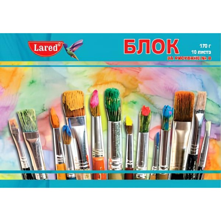 Блок номер 4, LAPED, 170гр, 10 Листа, Офсет