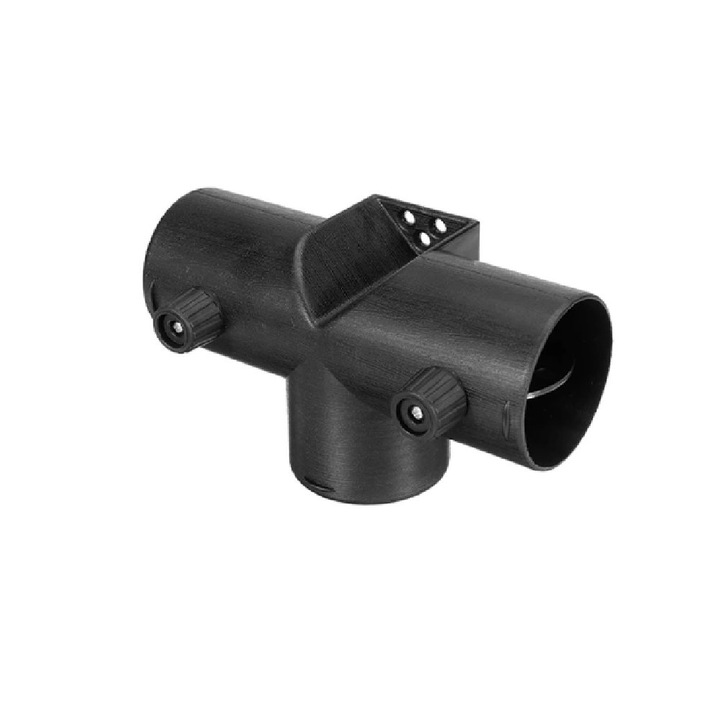 Racord tip teu cu 2 clapete reglabile de la Paa-Auto® cu diametru 75 mm temperatura rezistenta 230 °C