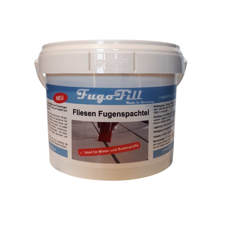 FugoFill миеща се фугираща смес за плочки, 1 кг, сива