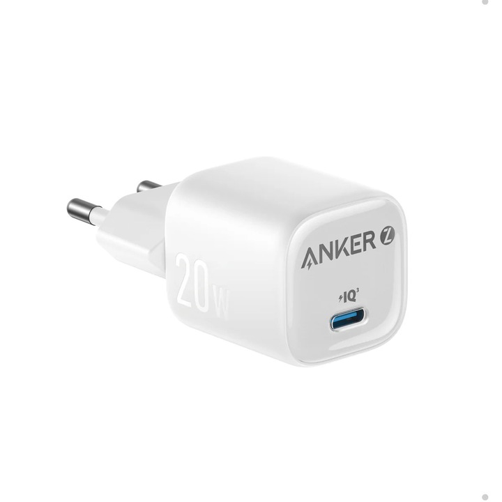 Anker Zolo 20W 3A 1 x USB-C töltő fehér