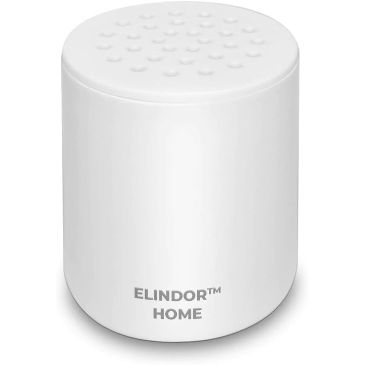 Cartus de Rezerva Filtru Apa Elindor® pentru Dus cu 25 Stagii de Filtrare 20.000 litri, Tip Aquaphor, Filtru Para Dus, Elimina Impuritatile, Metalele Grele si Clorul, Trateaza Apa, Anti Miros, Purificator Apa cu Carbune Activ, Alb