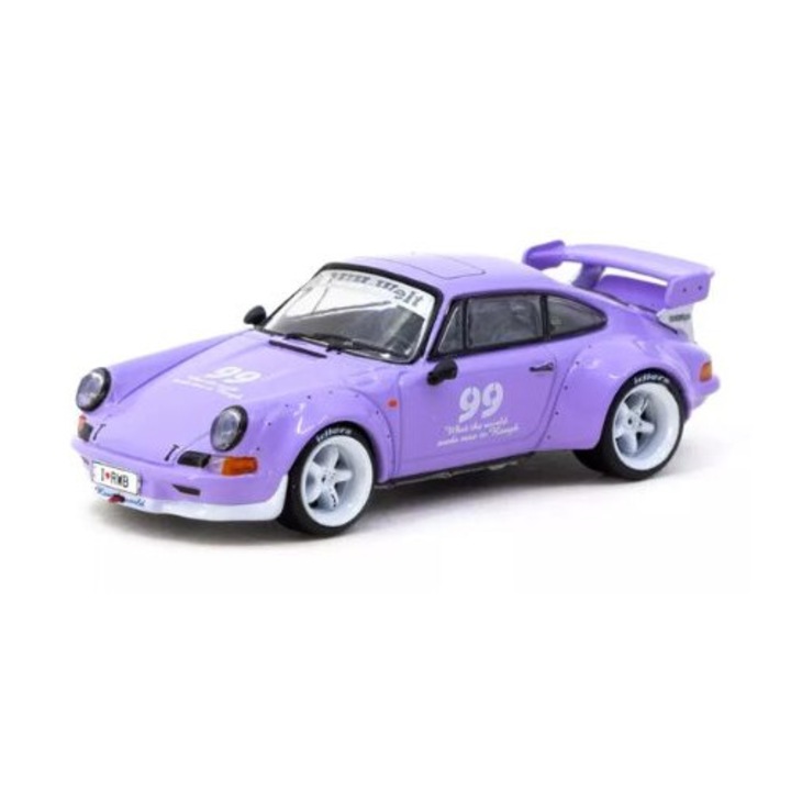 Модел на автомобил Porsche 911 RWB Backdate Purple 1:64 Tarmac