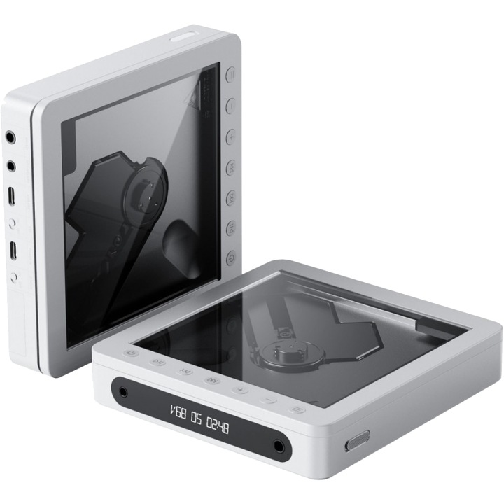 Player portabil Fiio DM13 CD-player cu Bluetooth, Transparent
