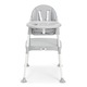 Scaun de masa bebe FiGGA® HighChair 3 in 1, Varsta 6-72 luni, Gri
