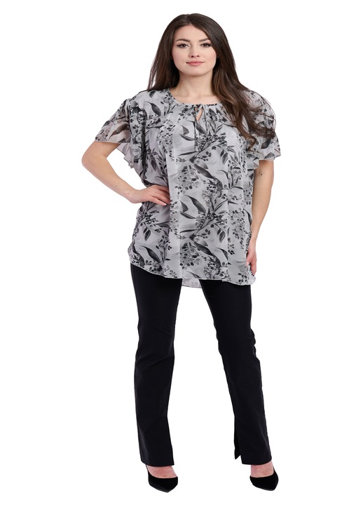 Bluza dama 949, Gri/Negru, Marime Universala