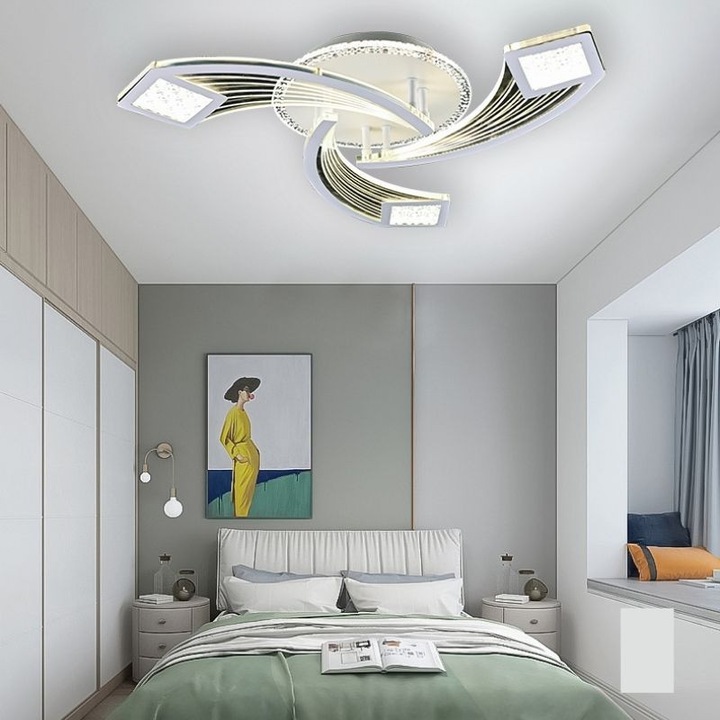 JIJU® LED полилей с 2.4G wifi дистанционно управление светлина/студено/топло/неутрално регулируем интензитет