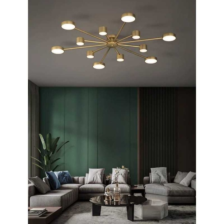 Sueva® LED полилей с дистанционно управление D100CM wifi 2.4G с регулируем интензитет на светлина/студено/топло/неутрално