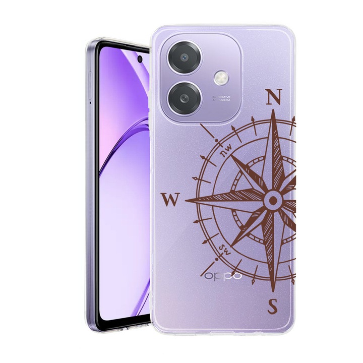 Husa pentru OPPO A40 / A40M, BestCase® Clear Silicon 2MM, Compass, Antisoc, Protectie camera si ecran, 1938403 T 971