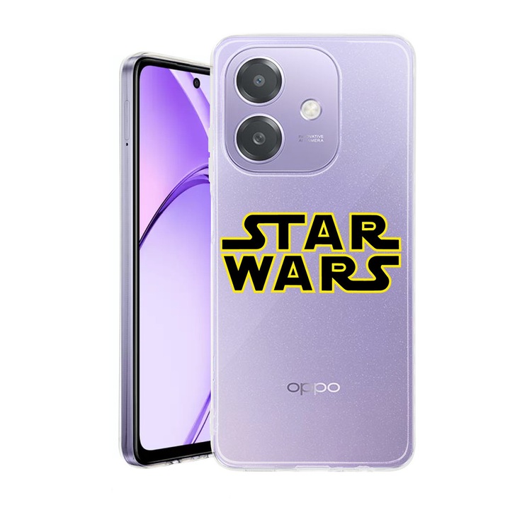 Husa pentru OPPO A40 / A40M, BestCase® Clear Silicon 2MM, Star Wars, Antisoc, Protectie camera si ecran, 1938403 T 1634