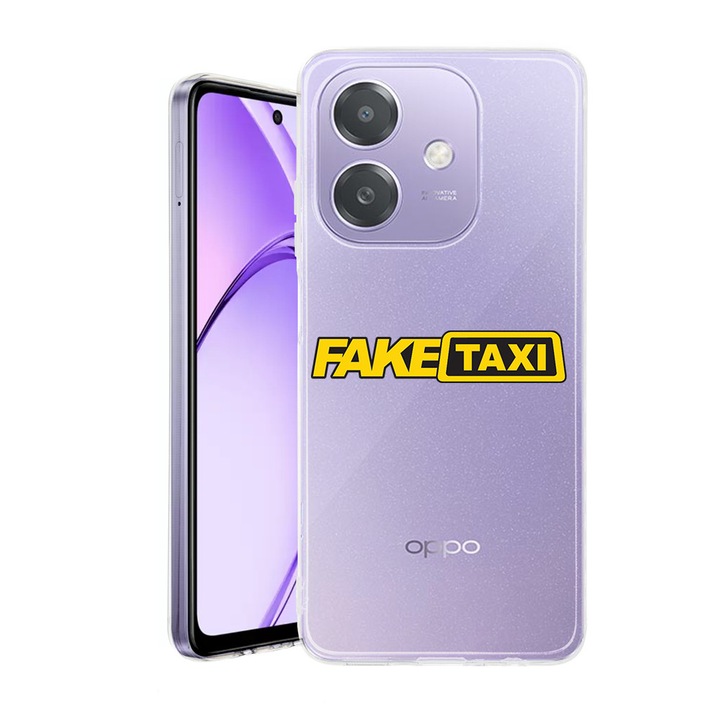 Husa pentru OPPO A40 / A40M, BestCase® Clear Silicon 2MM, Fake Taxi, Antisoc, Protectie camera si ecran, 1938403 T 1793