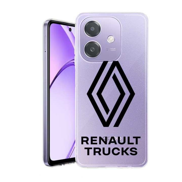 Husa pentru OPPO A40 / A40M, BestCase® Clear Silicon 2MM, Renault Trucks, Antisoc, Protectie camera si ecran, 1938403 T 1720