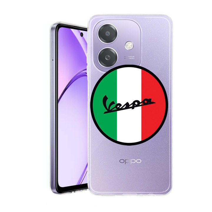 Husa pentru OPPO A40 / A40M, BestCase® Clear Silicon 2MM, Vespa, Antisoc, Protectie camera si ecran, 1938403 T 1708