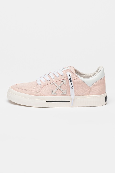 OFF-WHITE, Tenisi de panza Out Of Office, Alb murdar/Roz prafuit