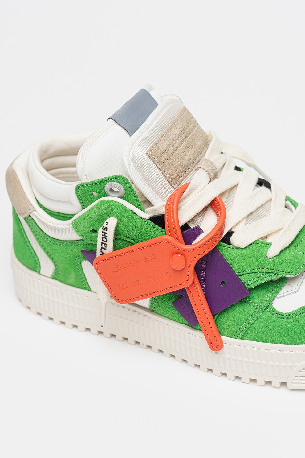 OFF-WHITE, Pantofi sport cu detalii de piele intoarsa Floating