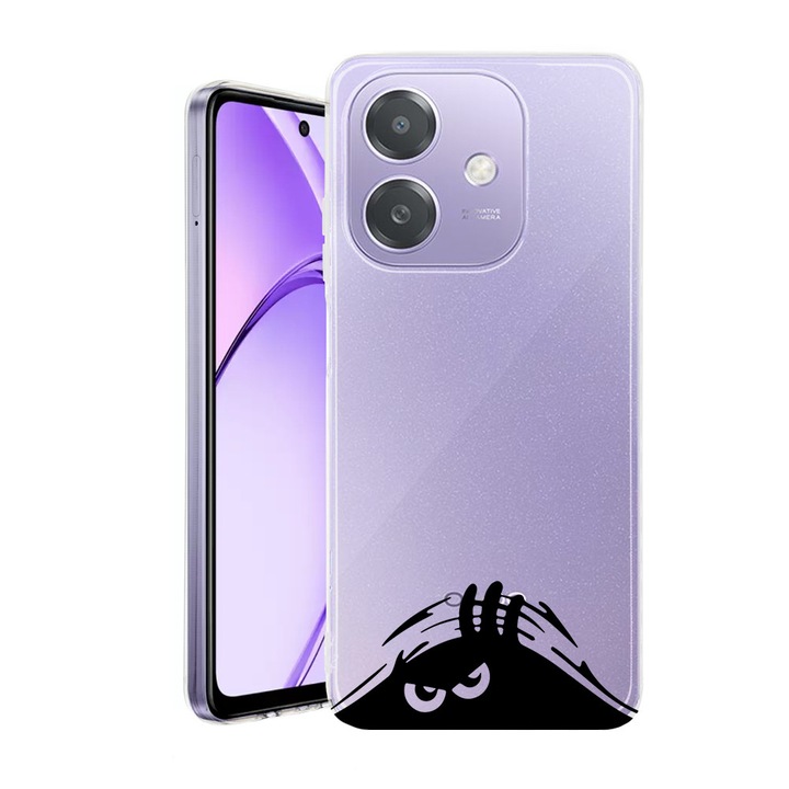 Husa pentru OPPO A40 / A40M, BestCase® Clear Silicon 2MM, Hidden Face, Antisoc, Protectie camera si ecran, 1938403 T 1645