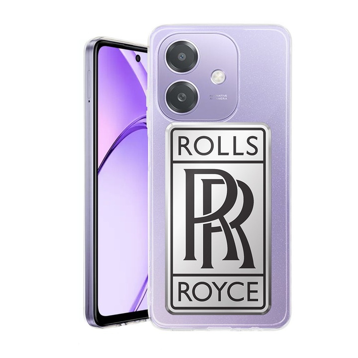 Husa pentru OPPO A40 / A40M, BestCase® Clear Silicon 2MM, Rolls Royce, Antisoc, Protectie camera si ecran, 1938403 T 1772