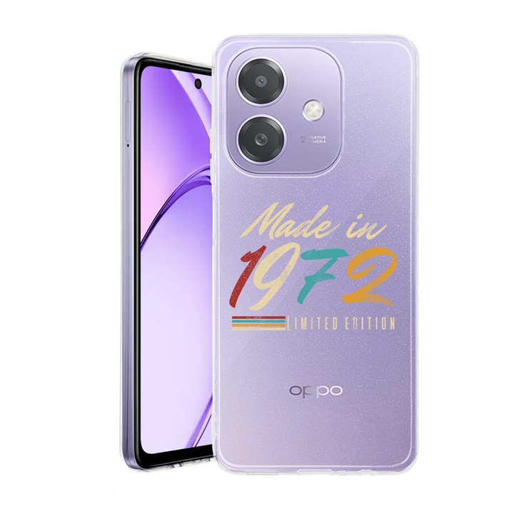 Husa pentru OPPO A40 / A40M, BestCase® Clear Silicon 2MM, Made In 1972, Antisoc, Protectie camera si ecran, 1938403 T 1636