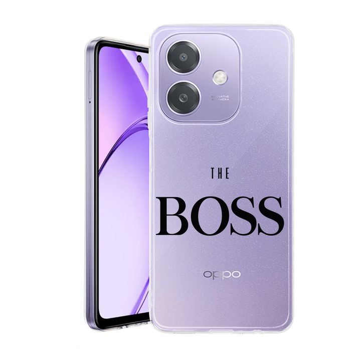 Husa pentru OPPO A40 / A40M, BestCase® Clear Silicon 2MM, The Boss, Antisoc, Protectie camera si ecran, 1938403 T 1612