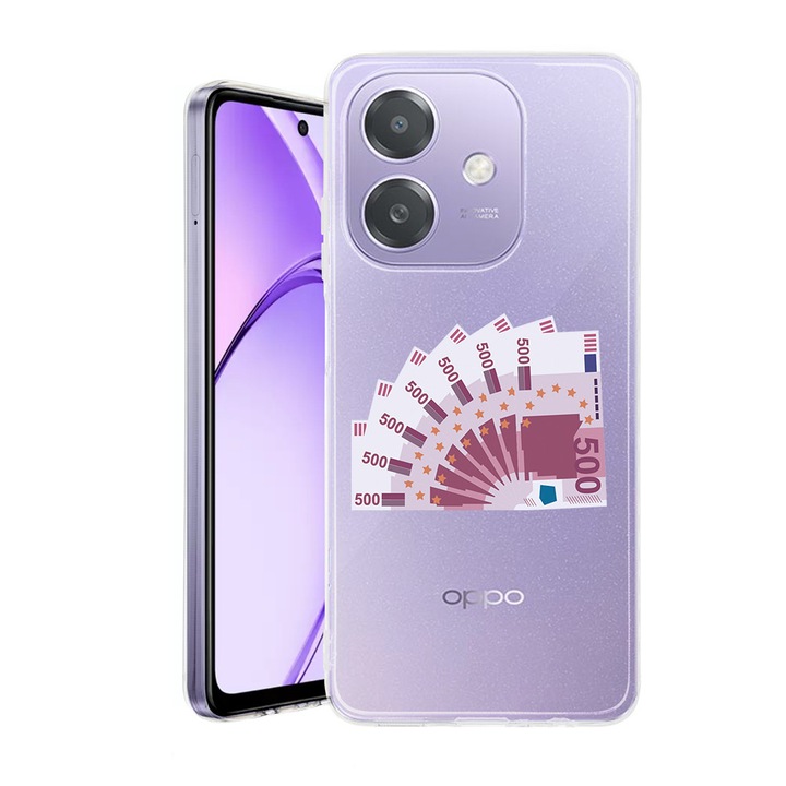 Husa pentru OPPO A40 / A40M, BestCase® Clear Silicon 2MM, 500euro, Antisoc, Protectie camera si ecran, 1938403 T 1487