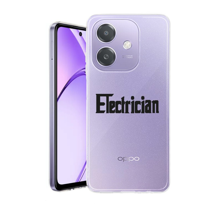 Husa pentru OPPO A40 / A40M, BestCase® Clear Silicon 2MM, Electrician - GodFather Style, Antisoc, Protectie camera si ecran, 1938403 T 1699
