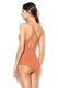 Undercolors of Benetton, Body cu striatii cu bretele ajustabile, oranj stins, L