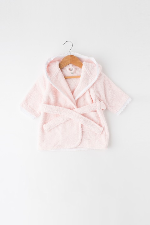 Undercolors of Benetton, Halat de baie cu buzunar Doll, Roz, 18-24M Standard