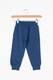 Zee Lane Kids, Pantaloni sport cu imprimeu grafic, Albastru inchis, 104 CM Standard