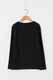 Zee Lane Kids, Bluza cu imprimeu text, Negru, 140 CM Standard