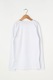 Zee Lane Kids, Bluza cu imprimeu grafic, Alb, 128 CM Standard
