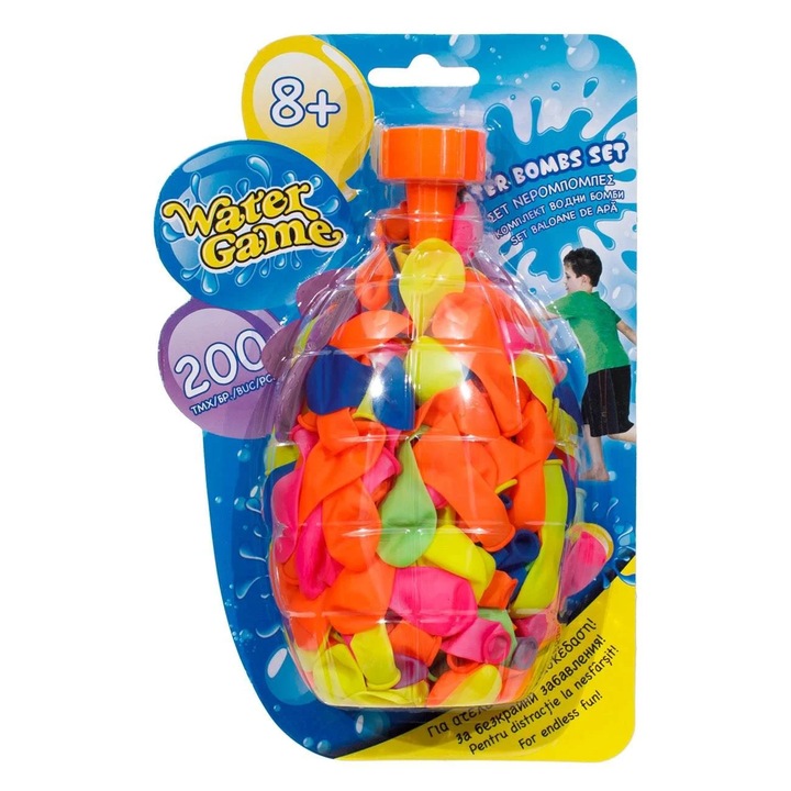 Цветни балони за вода - 200 бр