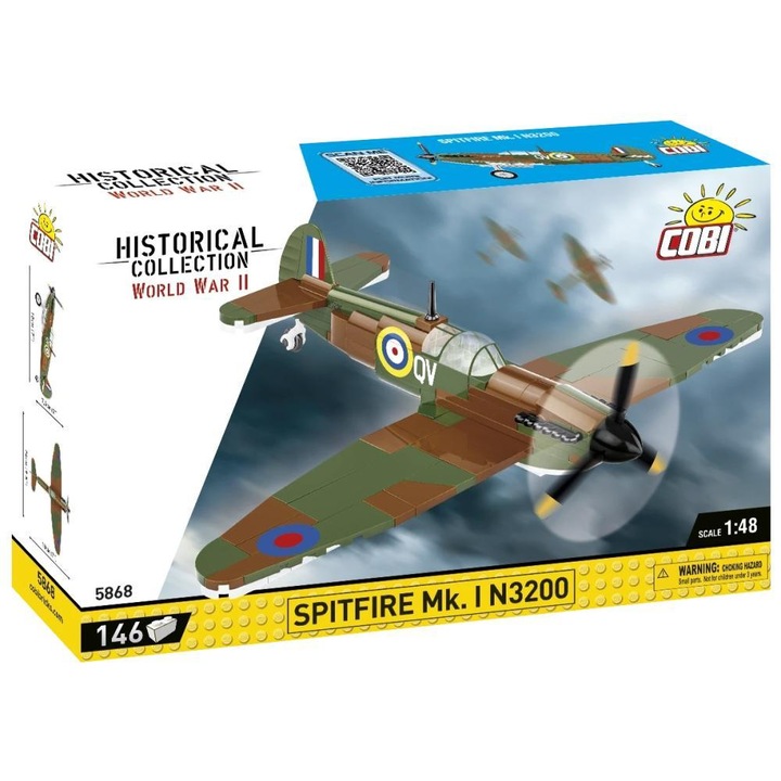 Конструктор Cobi Spitfire Mk. I N3200, 146 части
