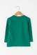 Zee Lane Kids, Bluza cu decolteu rotund, Verde, 122 CM Standard